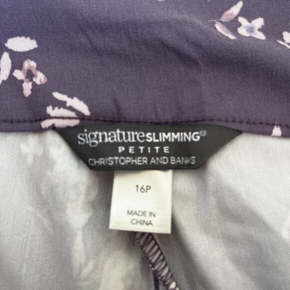 Floral Christopher & Banks Capri - Picture 4 of 4